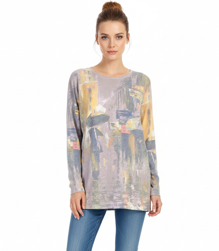 Кашмирена блуза Флора