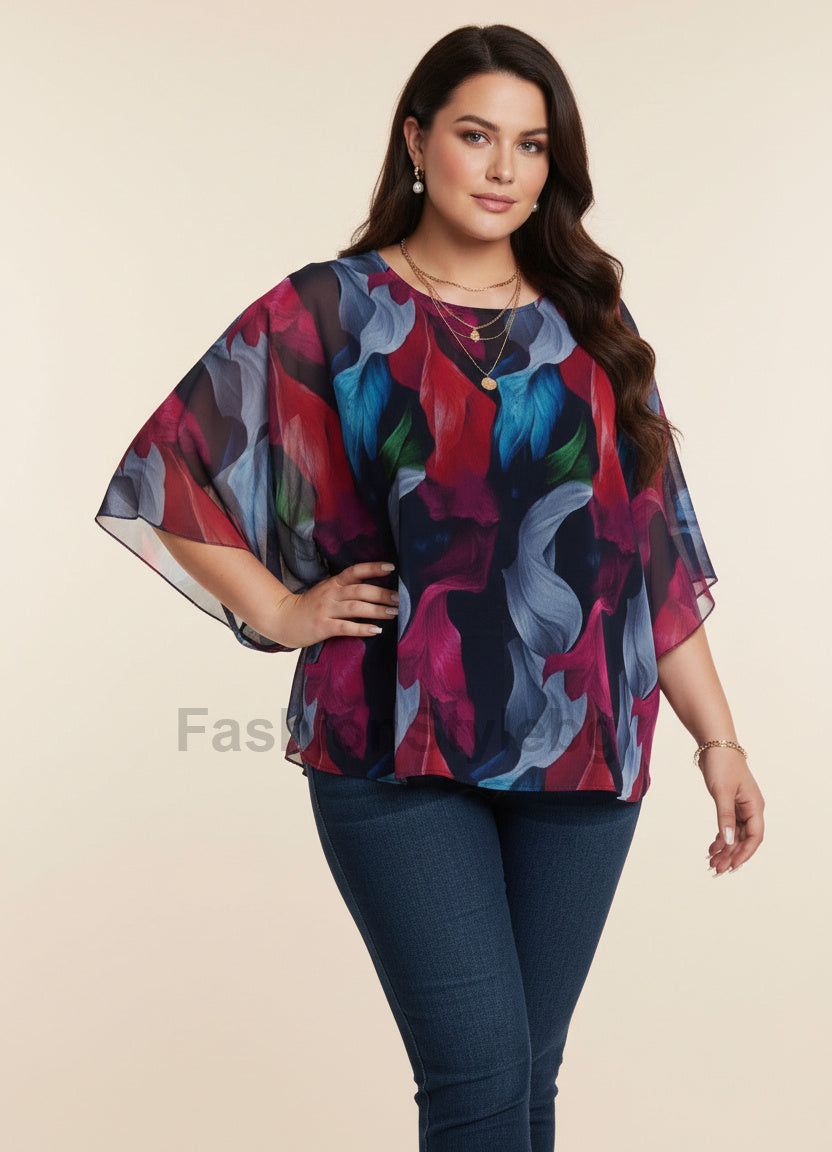 Шифонена блуза Нина