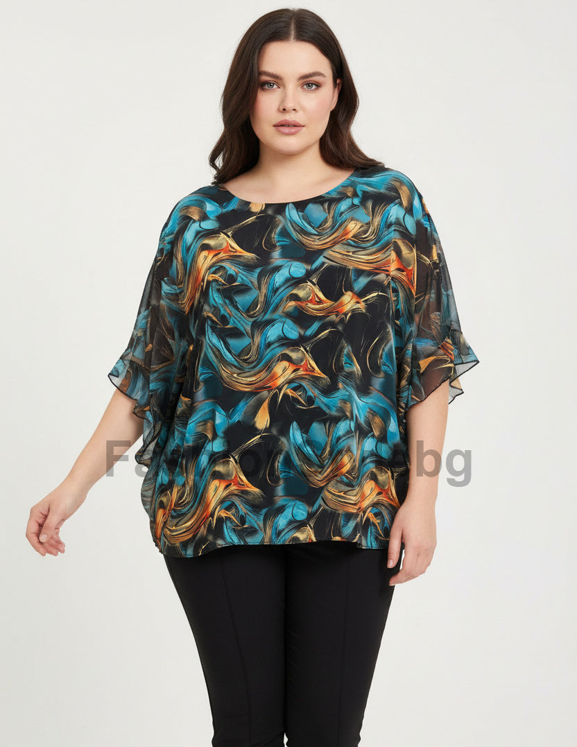 Шифонена блуза Нина