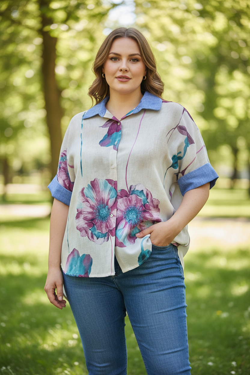 Риза с по-добре прилепнал силует