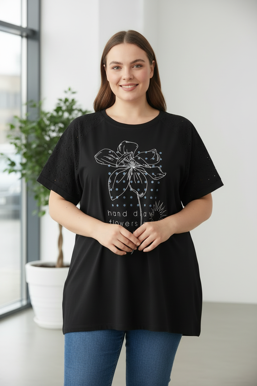 Черна блуза - нов вариант