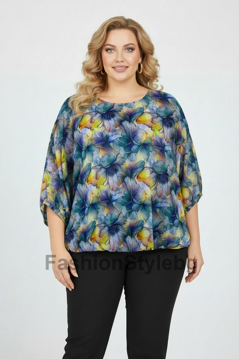 Шифонена блуза Деми