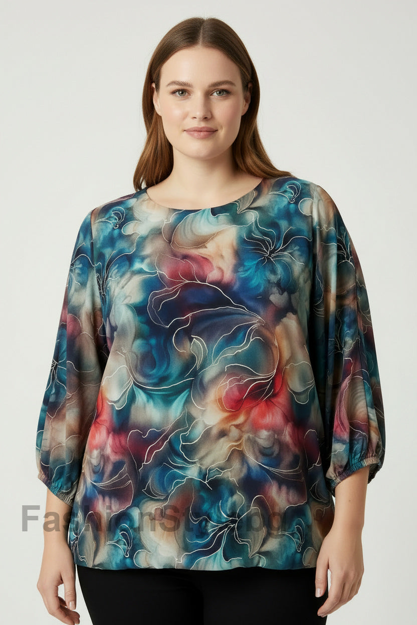 Шифонена блуза Деми