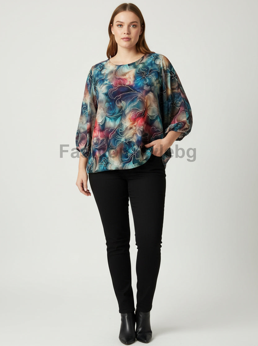 Шифонена блуза Деми