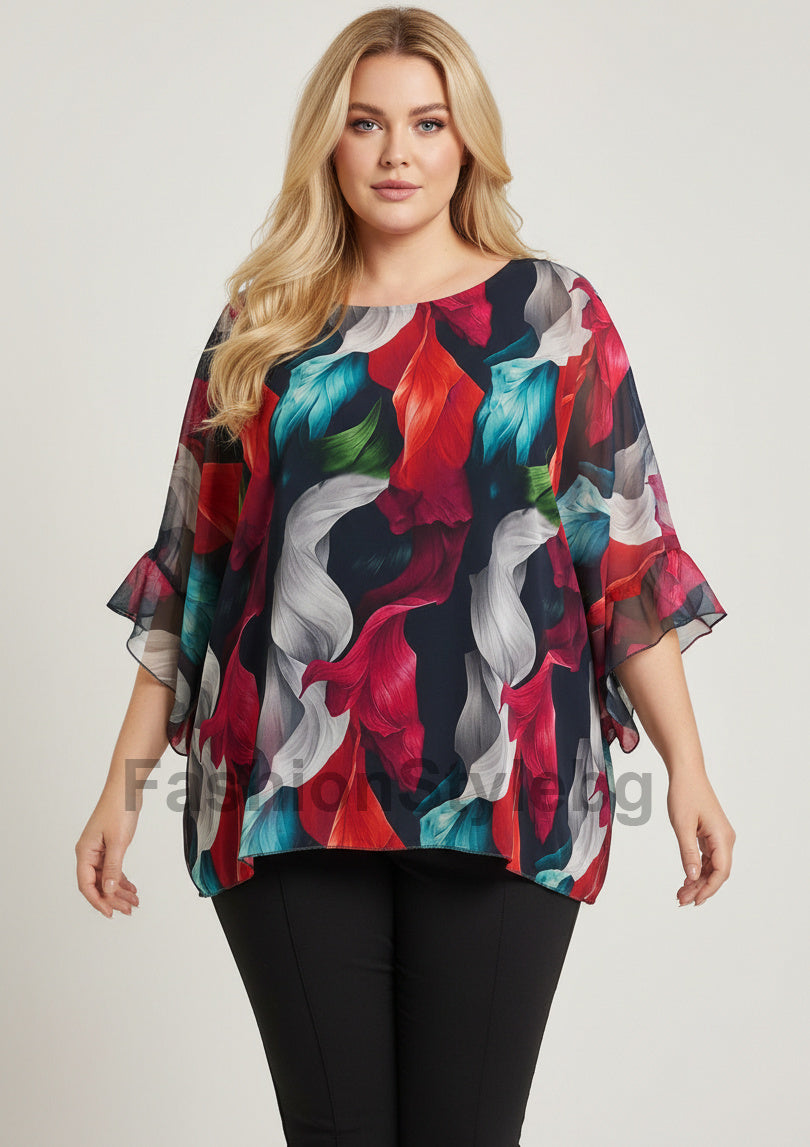 Шифонена блуза Нина