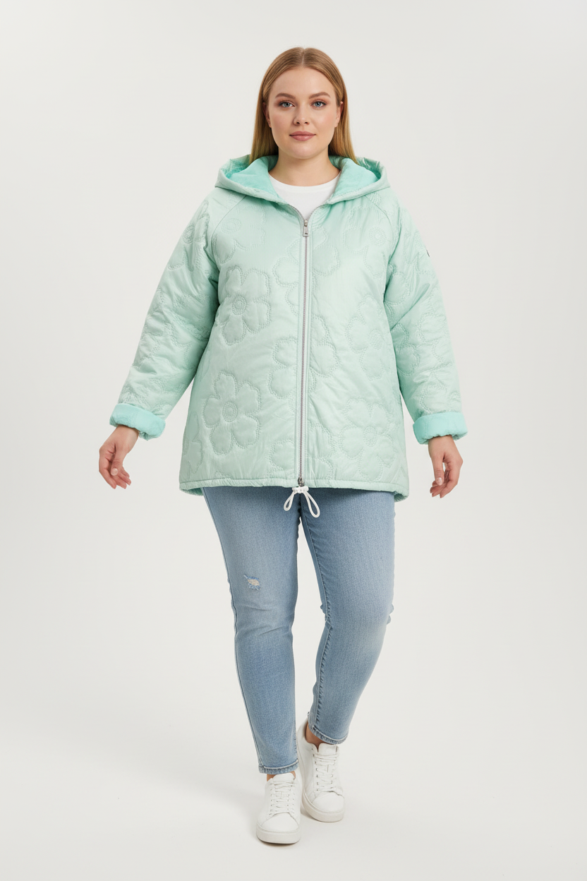 Мента яке с цветя