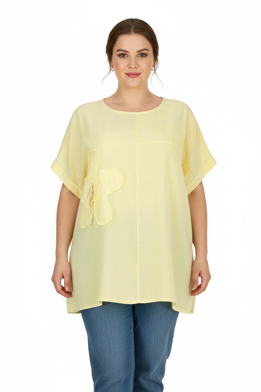 Жълта блуза