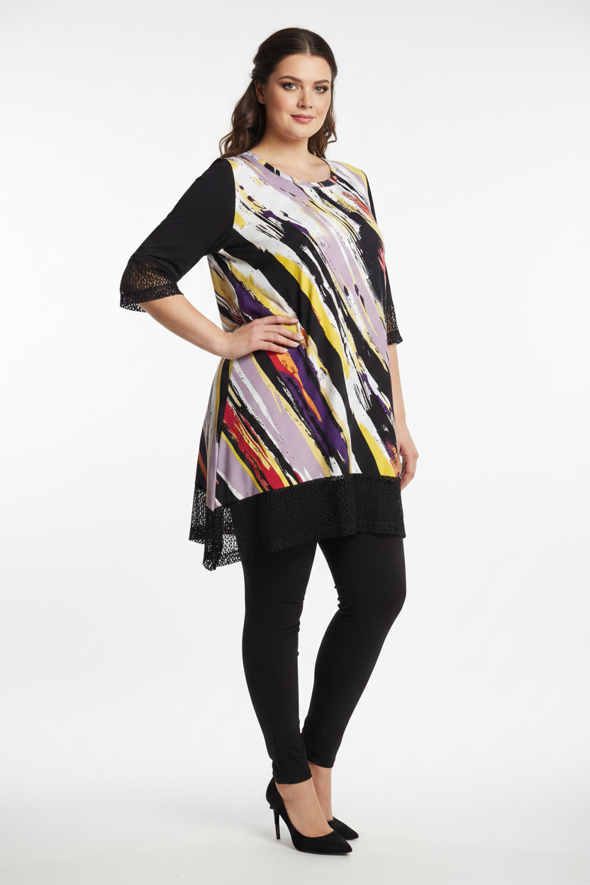 Туника с мрежа и токчета