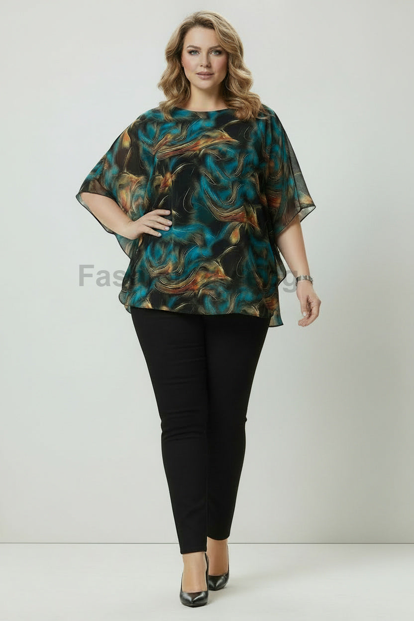 Шифонена блуза Нина