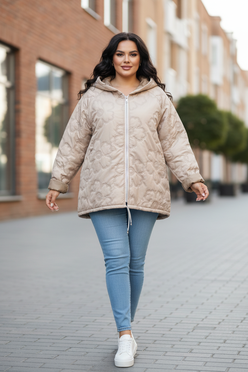 Бежово яке нов модел