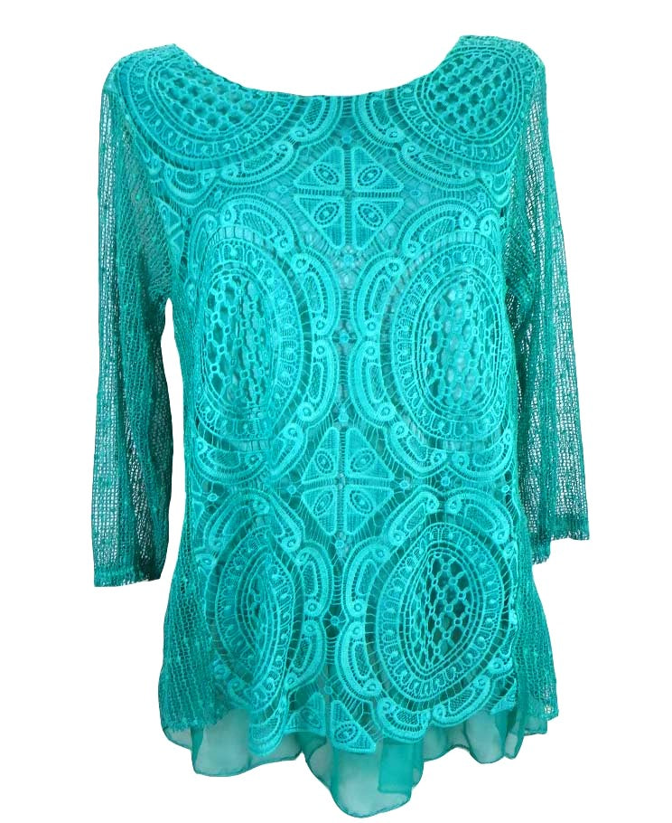 Дантелена блуза Мария