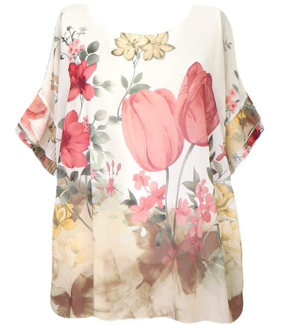 Шифонена блуза Лале