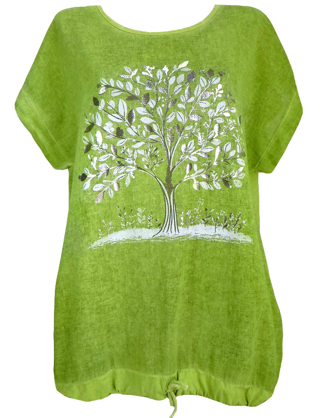 Ленена блуза Дърво