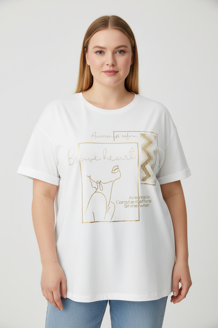 Braveheart блуза свободна поза