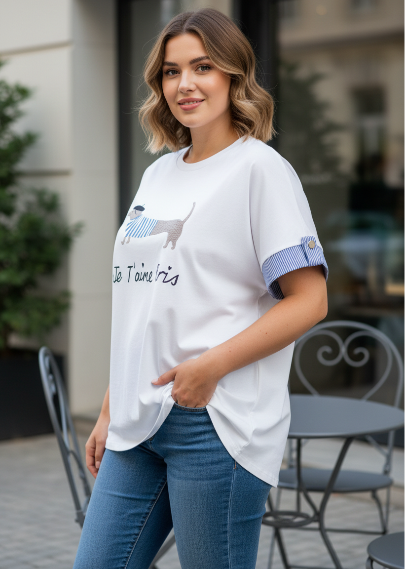 Je T'aime Paris блуза на жена